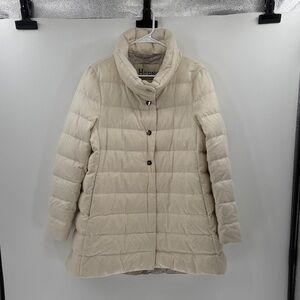Herno Women's Piumino Donna Medio/Half Coat - Cream - 50 - New with tags